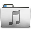 White Music Icon 128x128 png
